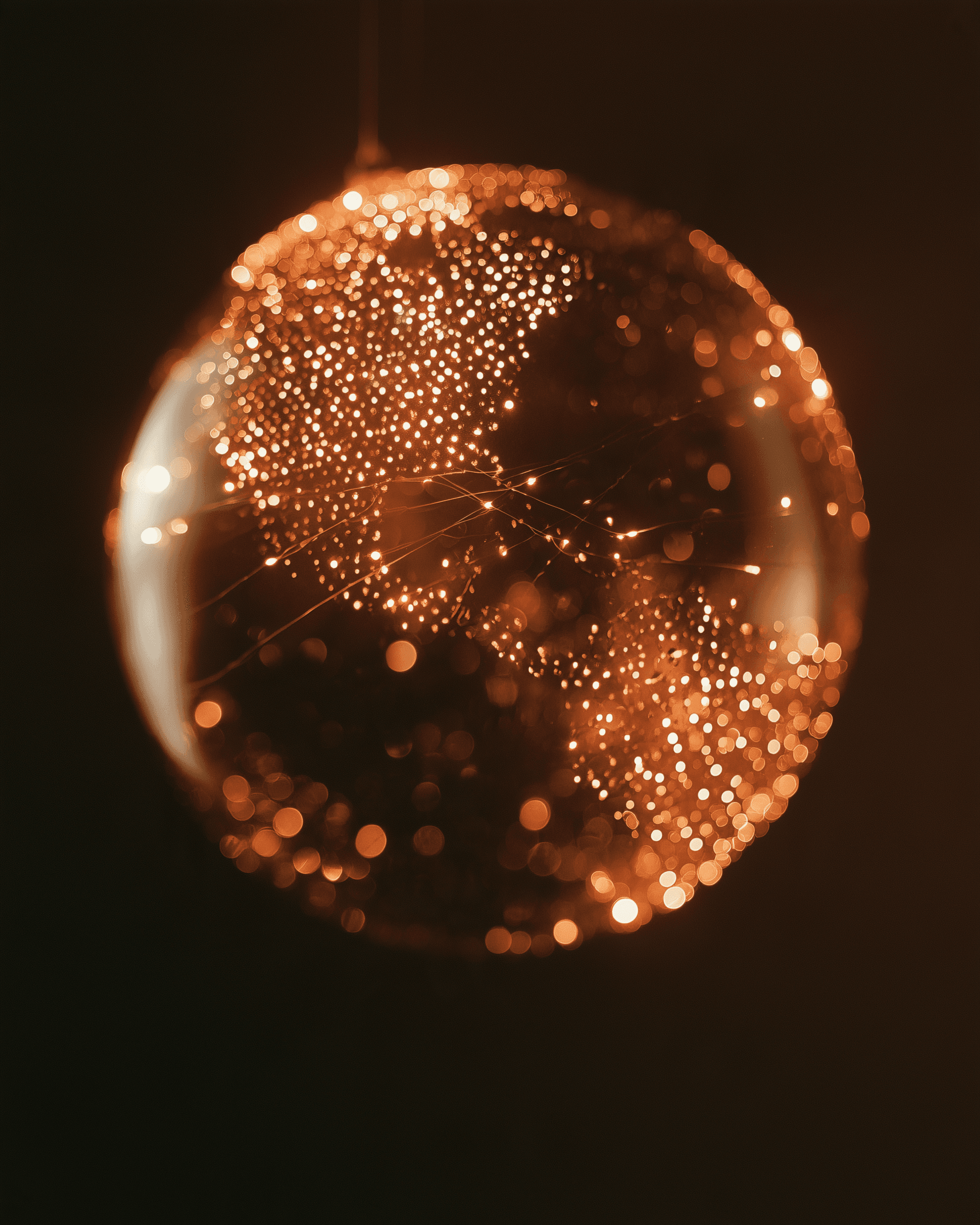 Guests filling a red-lit room beneath the disco balls in Cannes